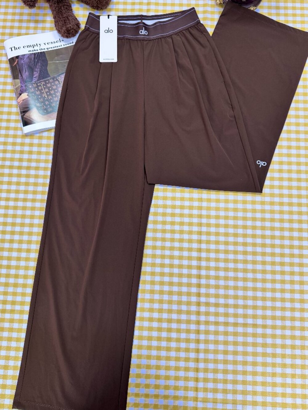 Coffee Brown，ALO Yoga Trouser (Regular) 🤗🤎Straight Leg Pants